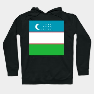 Uzbekistan Flag Hoodie